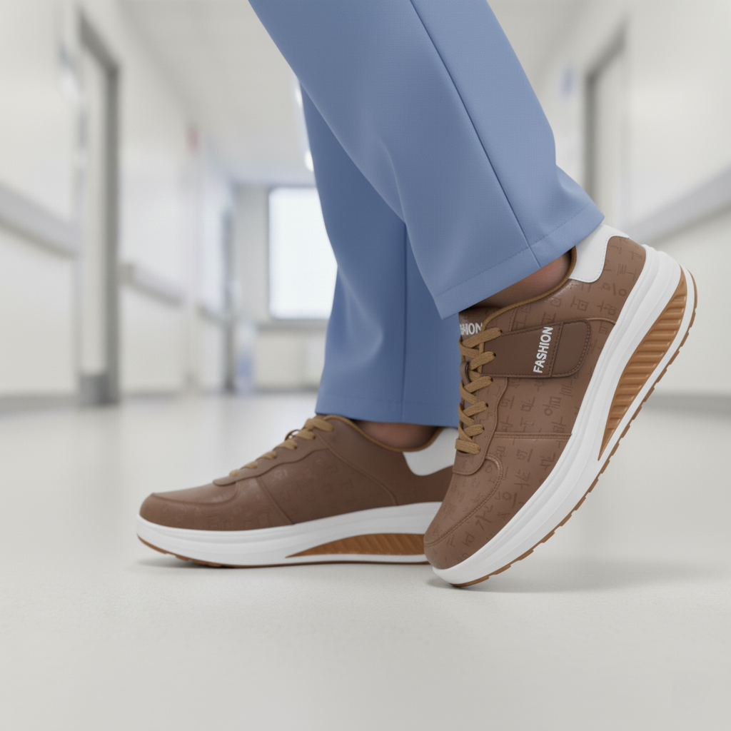 Wells OrthoStep - Breathable Comfort Mid-Top Shoes