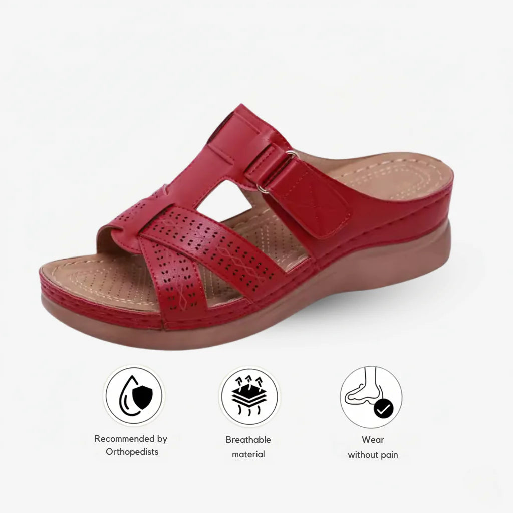 Wells OrthoStep – Lightweight Comfort Wedge Sandals