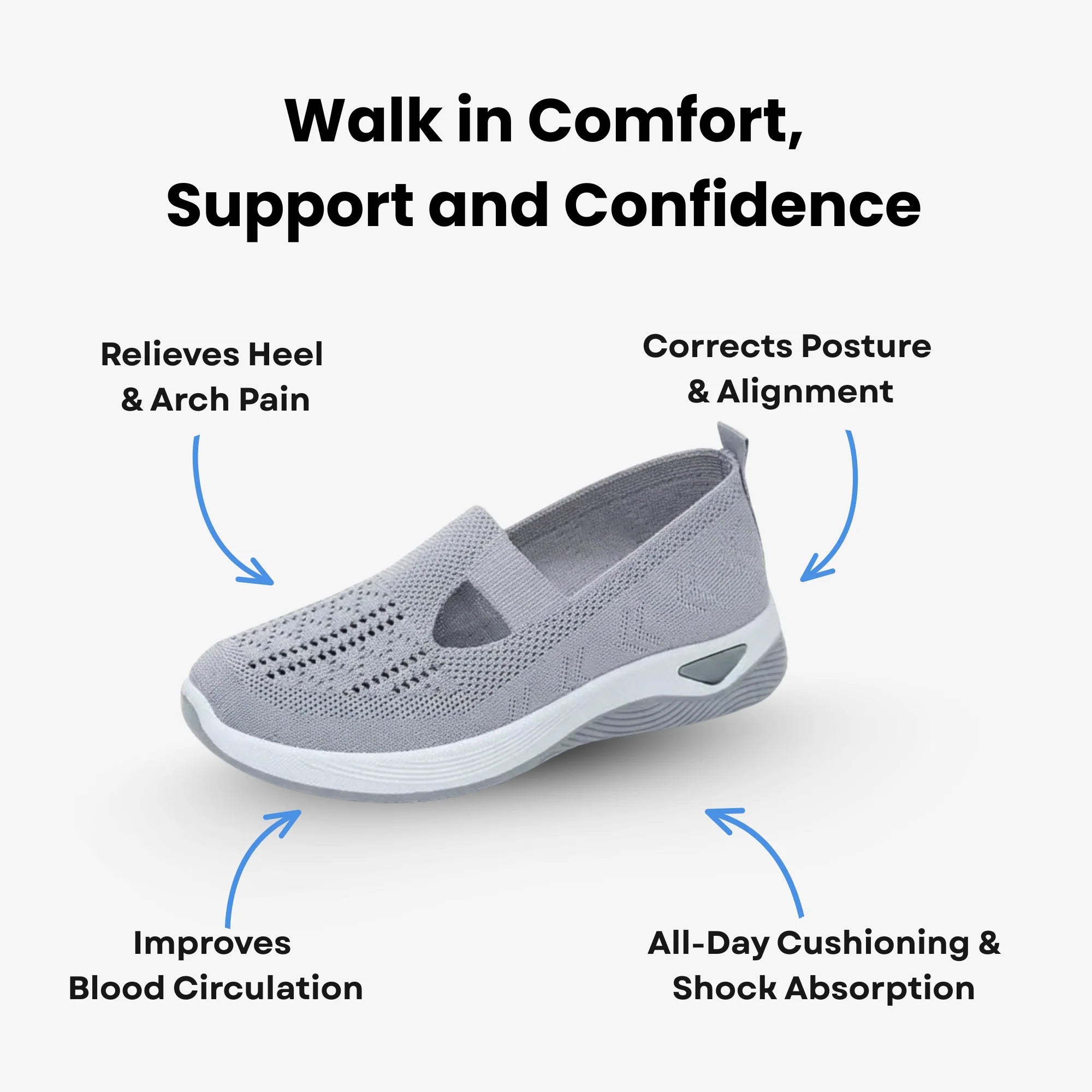Wells OrthoStep - Non-Slip Orthopedic Walking Shoes