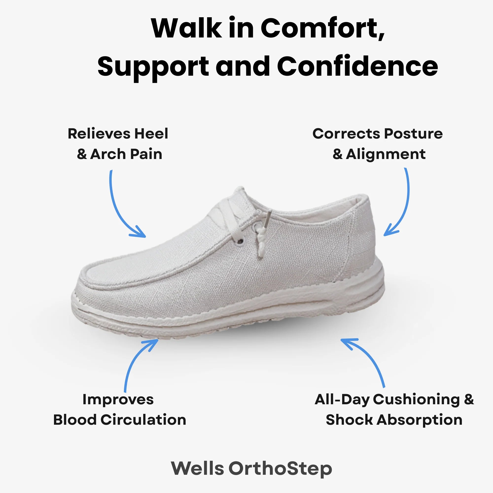 Wells OrthoStep - Versatile Comfort Sneakers