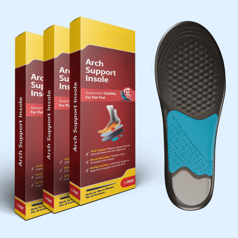 3 Pack - Plantar Fasciitis Relief Insoles