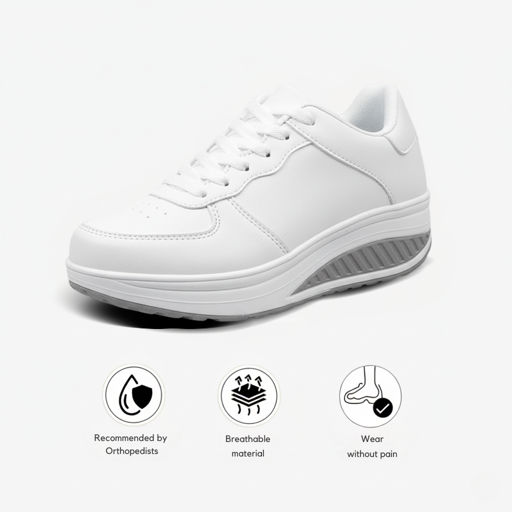 Wells OrthoStep - Breathable Comfort Mid-Top Shoes For Women