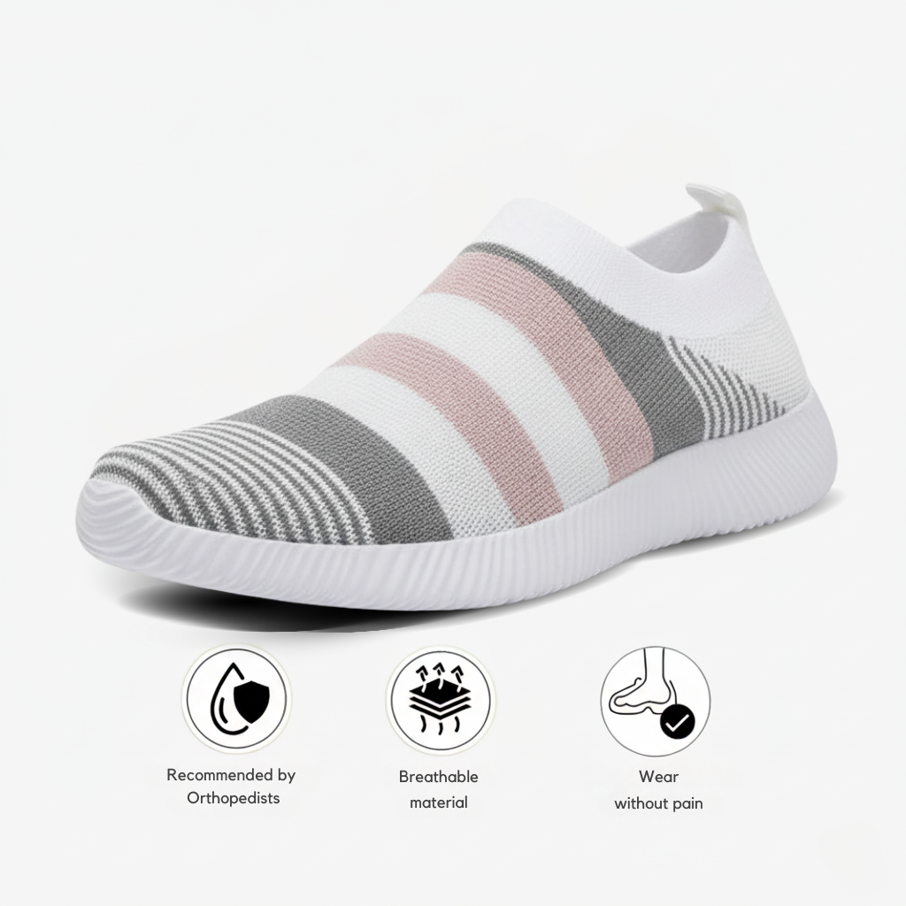 Wells OrthoStep - Breathable Comfort Knit Slip-On Shoes For Women