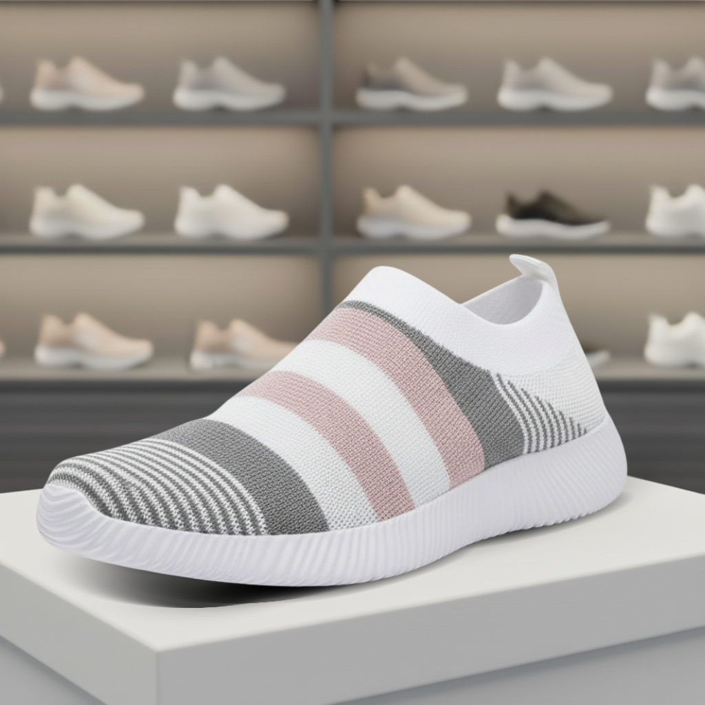 Wells OrthoStep - Breathable Comfort Knit Slip-On Shoes For Women