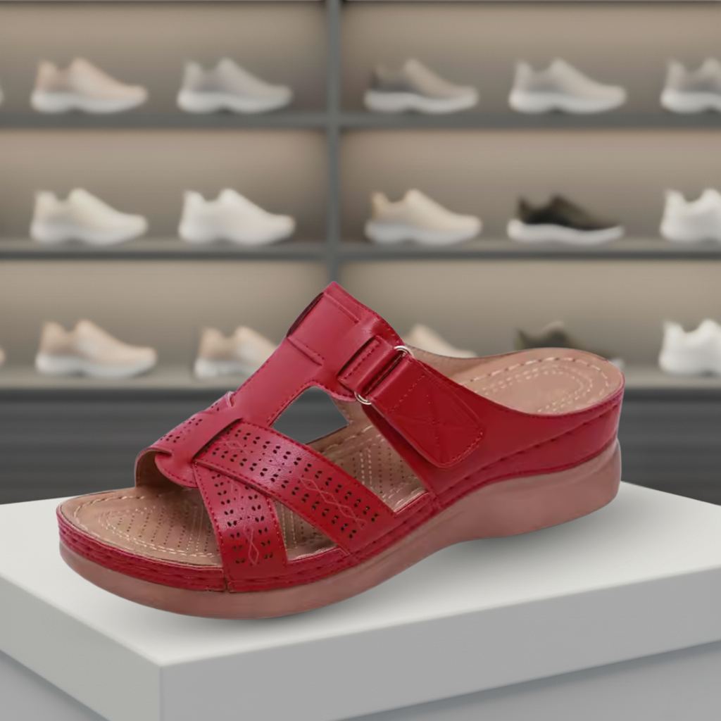 Wells OrthoStep – Lightweight Comfort Wedge Sandals